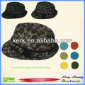 RH-08 2014 Dernier style Fashion fedora 100% coton Lady Print en gros cowboy leopard hat